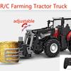 Farmer Car Remote Control Tractor Trailer 2.4G RC Tractor Simulation Engineering Construction Truck Model Toy Tillage Machine