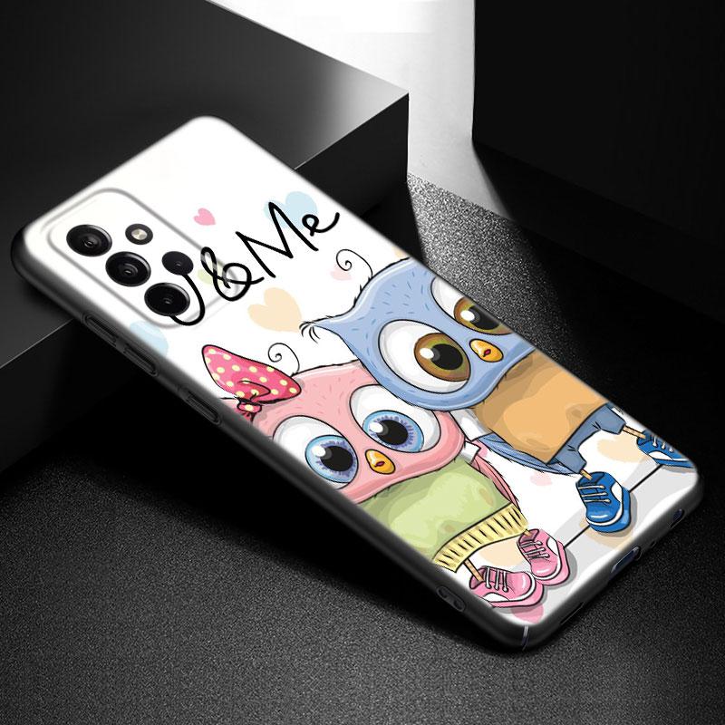 Прекрасный чехол для телефона с рисунком совы для Samsung Galaxy A21 A30 A50 A52 S A13 A22 A32 A33 A53 A73 5G A11 A12 A31 A51 A70 A71 A72