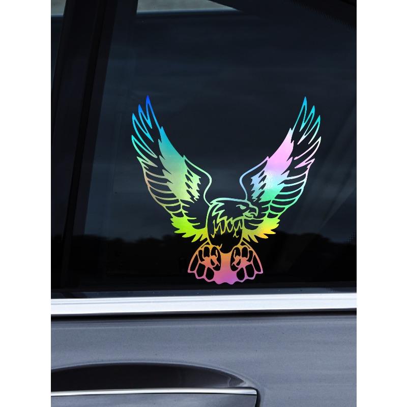 S-Разноцветный 1 шт. Элегантный Орел Птица Автомобильные наклейки Кузов автомобиля Окно Бампер Виниловая наклейка Автомобильные аксессуары