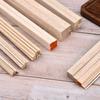 Для моделей игрушек Щепа для строительства Резьба по дереву Ручная работа Деревянная палка Квадратная дубинка Изделия из пробкового дерева