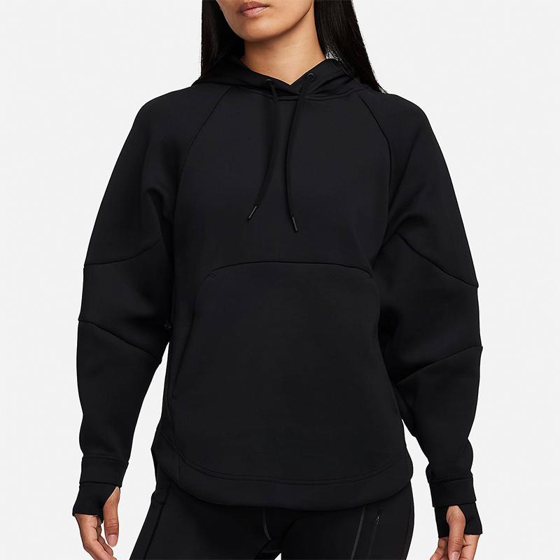 Nike Dri-Fit Solid Color Quick-Dry Hoodie Women Hoodies Black FB5226-010