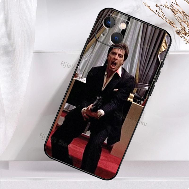 Чехол Scarface Al Pacino Tony Montana для iPhone 13 12 11 14 Pro XS Max X XR 7 8 Plus SE2 12 13 Mini, задняя крышка, чехол для телефона