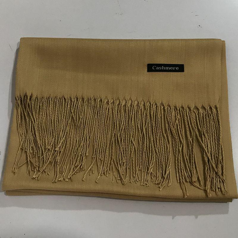 Women's Solid Color Imitation Cashmere Scarf - 200g, Red, Warm Autumn/Winter Shawl and Neckerchief