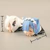 Cute Rem Figure Anime Re Zero Kawaii Ram Statues Emilia Echidna Figurines Sculpure Decor Living Room Decoration Desk Accessories