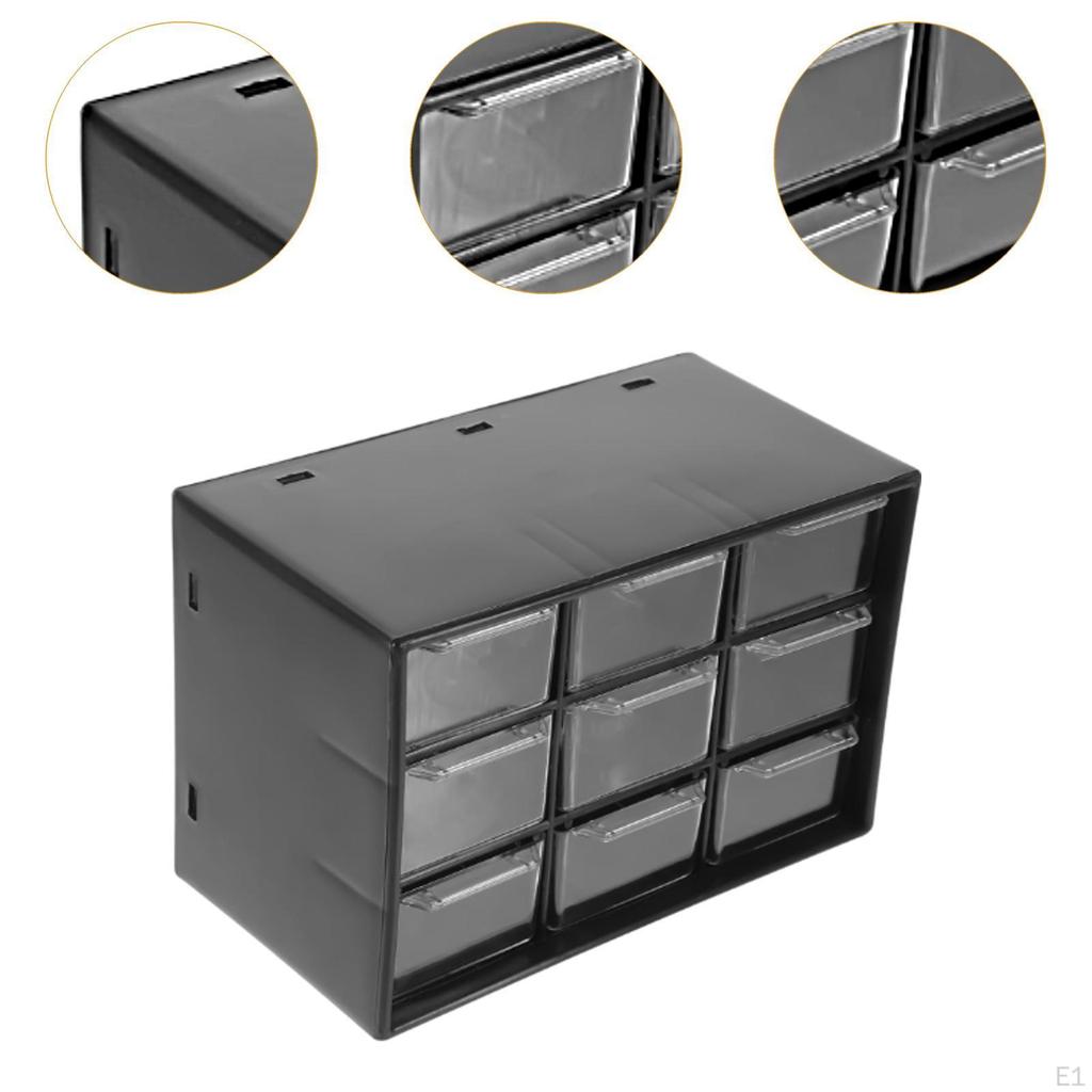 Тумба с выдвижными ящиками для рукоделия с 9 отделениями для организации рабочего стола