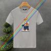 2025 Bear Print Summer Luxury Brand T-shirt Men's/Women's Short Sleeved Tops Solid Color Fashion Casual Graphic  Tshirt Clothes