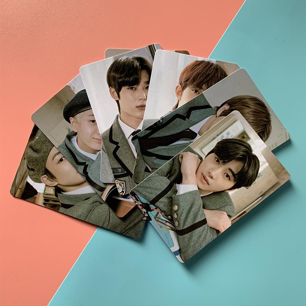 7 шт. ENHYPEN, униформа, фотокарточка GGU GGU, посылка, ломо-карта, корейская Kpop Idol Group, открытка, сувенирная открытка для фанатов