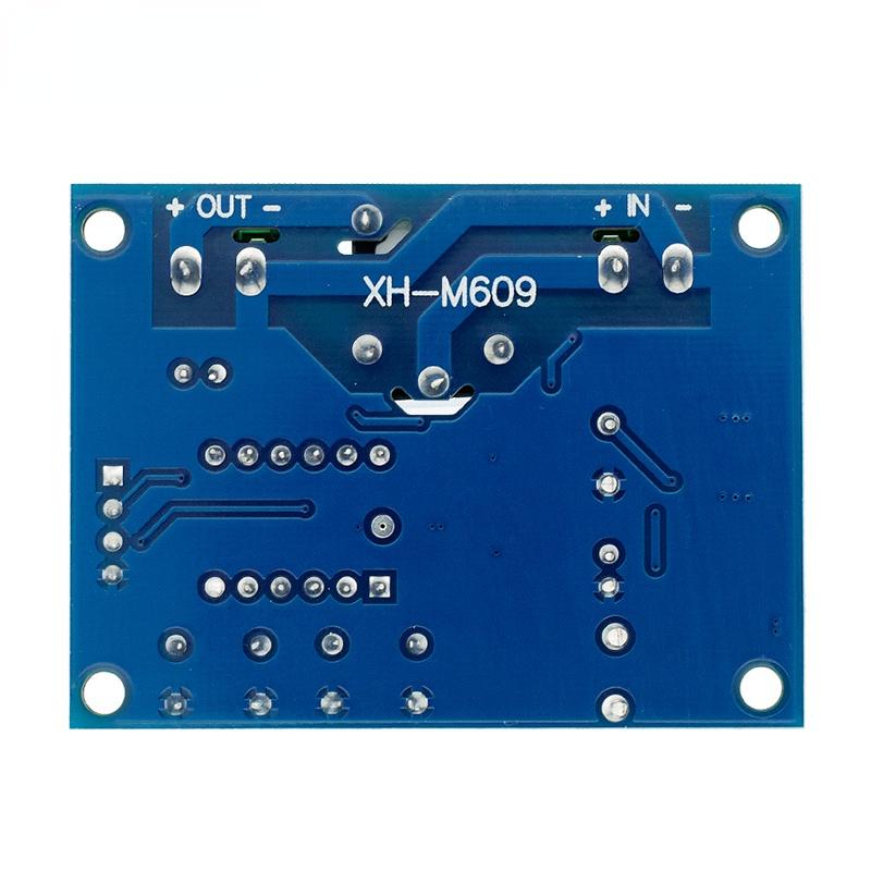 XH-M609 Разъединитель низкого напряжения, отключение 12 В, 24 В, 36 В, цифровой светодиодный дисплей, защита от переразряда для литиевой батареи 12-36 В