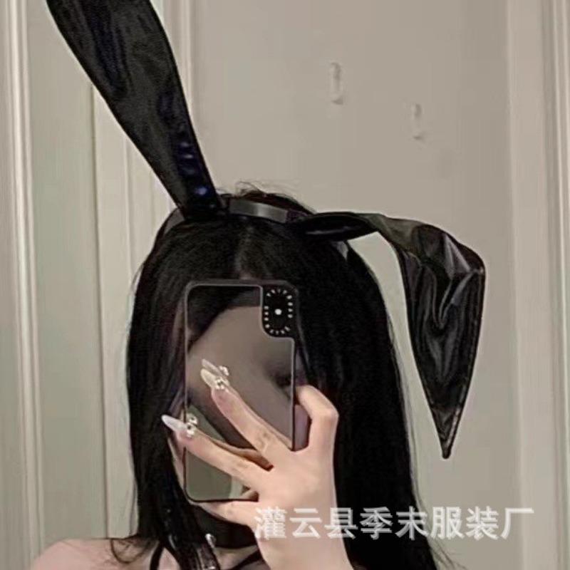 Сексуальное нижнее белье маленький дьяволенок сексуальный глянцевый вырез на шее тонкие бретели прозрачный комплект с юбкой форма суккуба