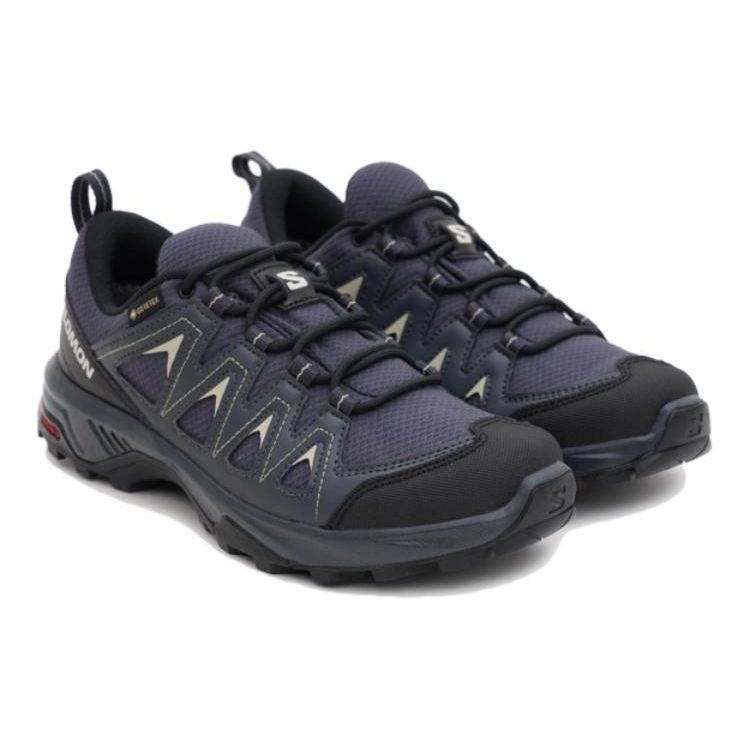 SALOMON X Braze GTX Shock Absorbing Non-Slip Low-Top Outdoor Functional Shoes Women Shoes Ink-Black L47180800