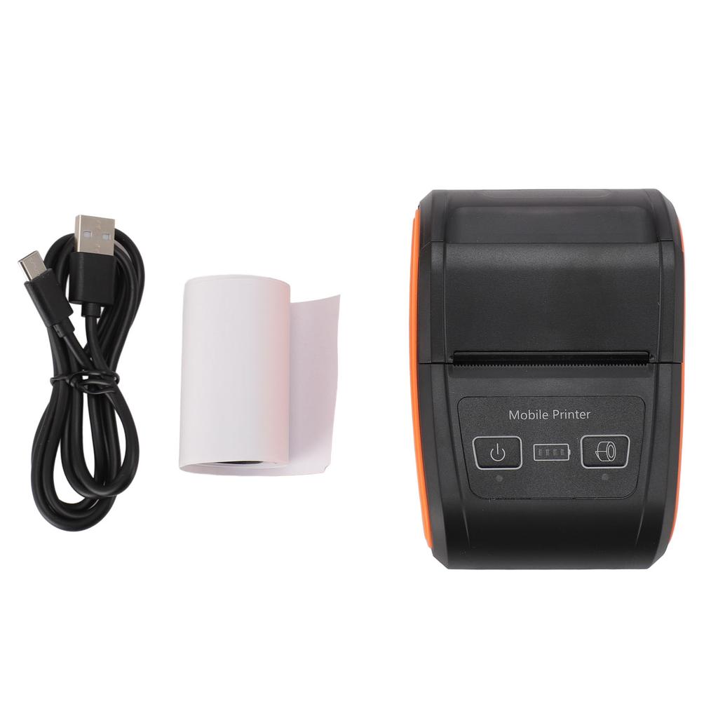 Термопринтер чеков USB Mini Portable Bluetooth HD Printing для POS Office Electronics