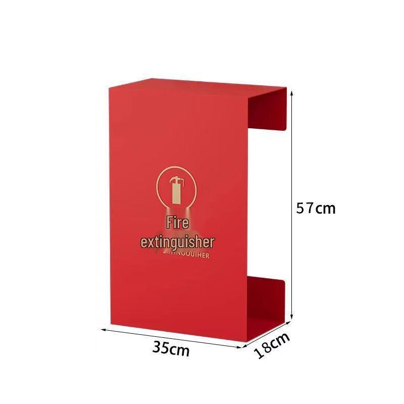 Fire Extinguisher Rack with Storage and Safety Cover for Dry Powder