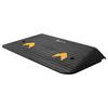 Upgraded Rubber Threshold Ramp, 3" Rise Door Ramp with 1 Channel, Natural Rubber Car Ramp with Non-Slip Textured Surface, 33069 lbs Load Capacity Curb