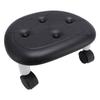 Low Rolling Stool with Wheels Ergonomic Heavy Duty Short Rolling Seat for Bedroom Living Room
