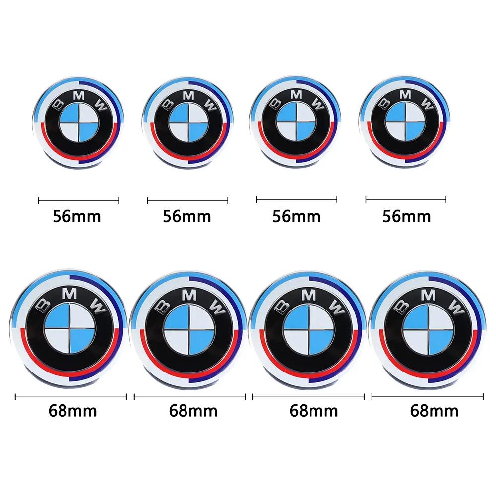 4Pcs 56MM/68MM Car Styling Wheel Center Cap Hub Covers For BMW G32 G30 G01 G02 G05 G06 G07 G26 G23 G22 F40 F20 Badge Accessories npdf01