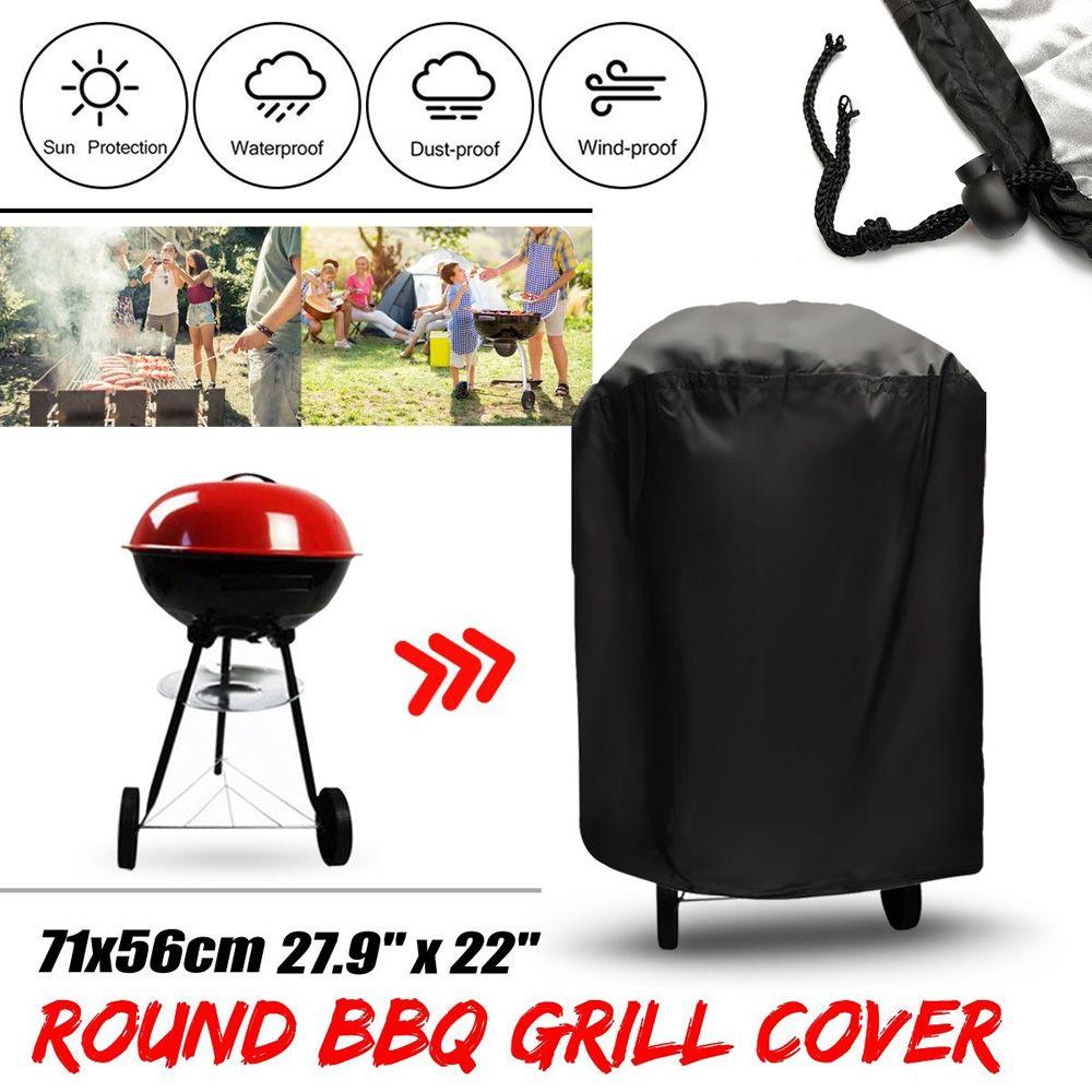 Black Anti Dust Gas Rain Barbecue Outdoor Grill Protector BBQ Accessories Protective BBQ Cover