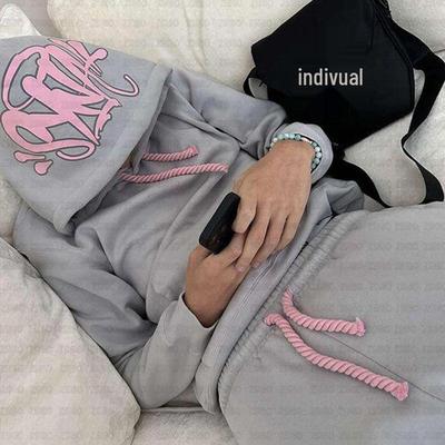 Толстовка Y2K в стиле хип-хоп свободного кроя, трендовая осень/зима - Унисекс уличный пуловерный комплект