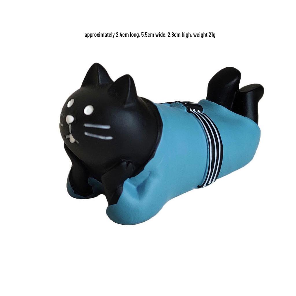 Японская кошка - украшение для консоли: Модная фигурка ZAKKA из смолы для рабочего стола или автомобиля