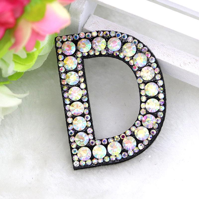 Шарм английский алфавит AZ значок буквы аппликация 3D стразы буквы нашивка горячая распродажа утюг на высокое качество популярный 1 шт для одежды обувь сумка