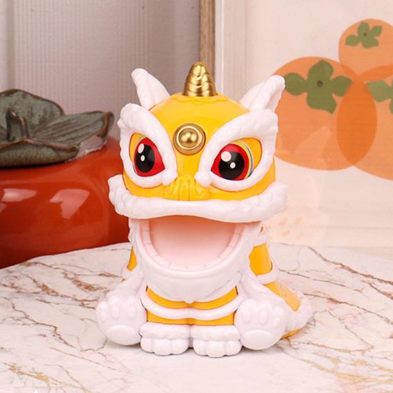 Солнечный лев украшения для приборной панели автомобиля в китайском стиле Lucky Lion Dance Model Solar