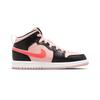 Детские кроссовки Air Jordan 1 Mid PS Black Pink Crimson Atmography Infrared-23 640734-604