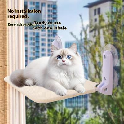 Новый гамак для кошек на присосках, складной гамак, подвесное кошачье гнездо, кошачья кровать, гамак для кошек на балконное окно, кошачий домик