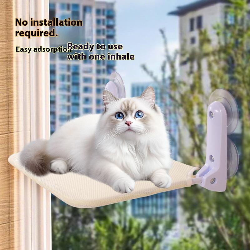 Новый гамак для кошек на присосках, складной гамак, подвесное кошачье гнездо, кошачья кровать, гамак для кошек на балконное окно, кошачий домик