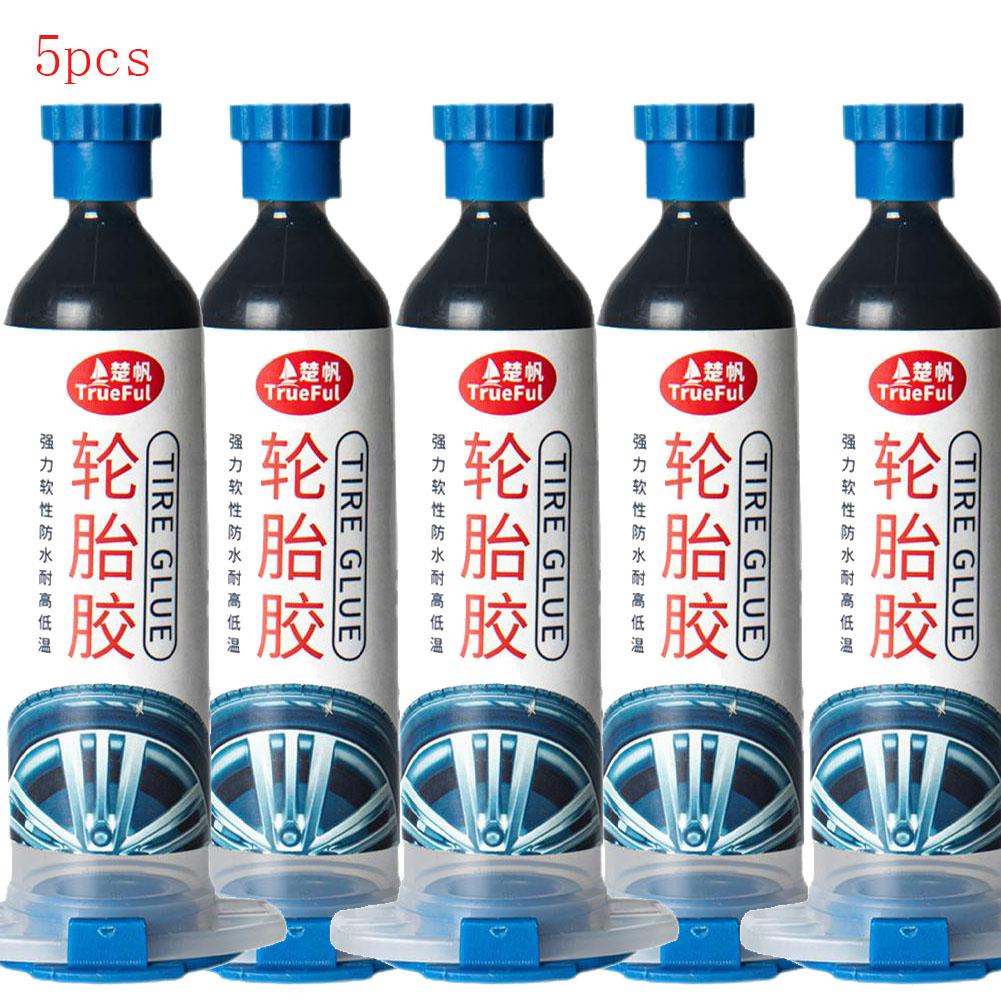 1/3/5PCS Crack Repair Wheel Car Repair Tools - Motorbike And Bicycle Tyre Repair Glue - Fast-Acting Silicone Adhesive