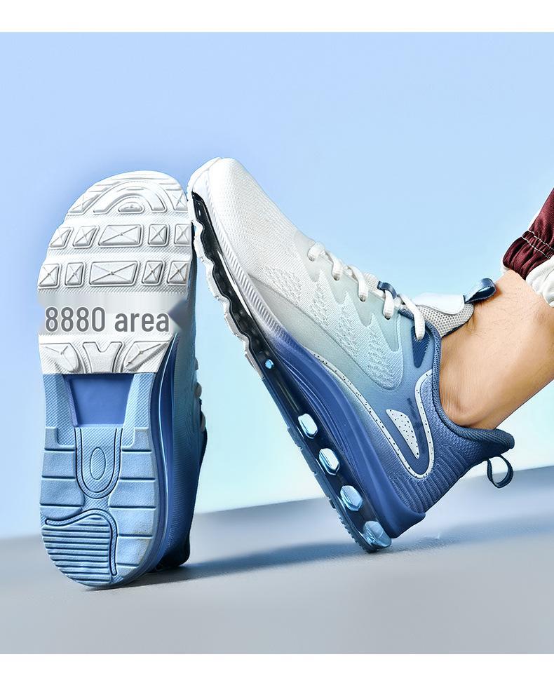 Мужские кроссовки для бега Fly Knit, дышащие, размер 47-48 - Спортивные кроссовки с амортизацией для вступительных экзаменов в среднюю школу