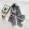 Candy Color Imitation Cashmere Scarf Women'S Winter Solid Color Warm Shawl Spring And Autumn Japanese Simple Scarf