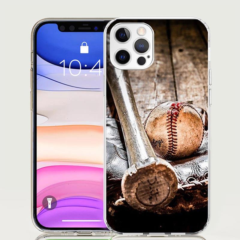 Baseball Sport Phone Case for Apple iPhone 17 Air 16 15 Plus 14 + 13 Mini 12 11 Pro Max 7 8 SE 16Max Soft Shell Cover Coque 17 A