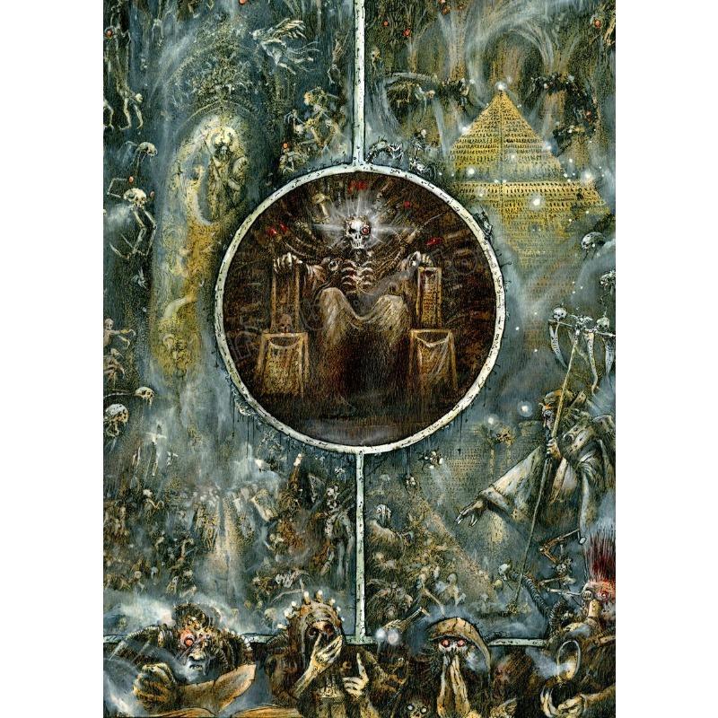 Джон-Бланш Темное Фэнтези Ужасов Мир Демон Кровавый Ангел Иллюстрация Постер Холст Живопись Настенное Искусство Картины Домашний Декор