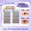 320-Cluster Large-Capacity Lazy Eyelash Book: Beginner-Friendly Single Cluster Three-Step Blossom Lashes, Natural-Look False Eyelashes.