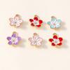 Эмалевые Подвески 'Цветущая Вишня' - 13x16мм Мини Подвески для Изготовления Украшений Своими Руками, Серьги, Ожерелья и Браслеты