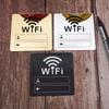 10 см Зеркальные наклейки на стену со знаком Wi-Fi, Перезаписываемые, для рукописного ввода, Учетная запись и пароль, 3D акриловые инструменты, Аксессуары