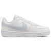Nike Кроссовки Court Borough Low top для скейтбординга, детские, белые с синим, BQ5448-100(Команда41-)