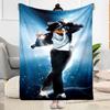 Michael Jackson 95 Blanket Comfortable Great for Chair Bedding Bed Four Seasons Universal Stylish Decor Gifts For Family Or Friends