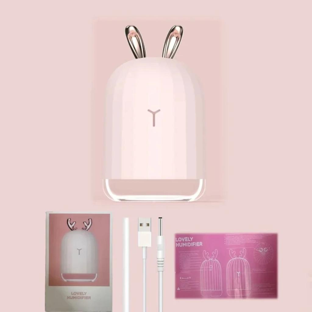 Ultrasonic air humidifier aromatherapy essential oil diffuser humidifier   Car USB Fogger Mist Maker with LED Night Lamp