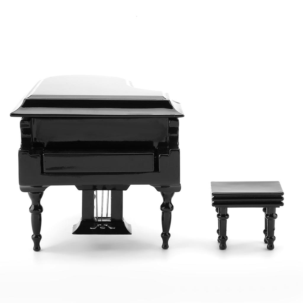 Piano Model Piano Display Piano Ornament Exquisite Wooden Desktop Decor with ly Painted for