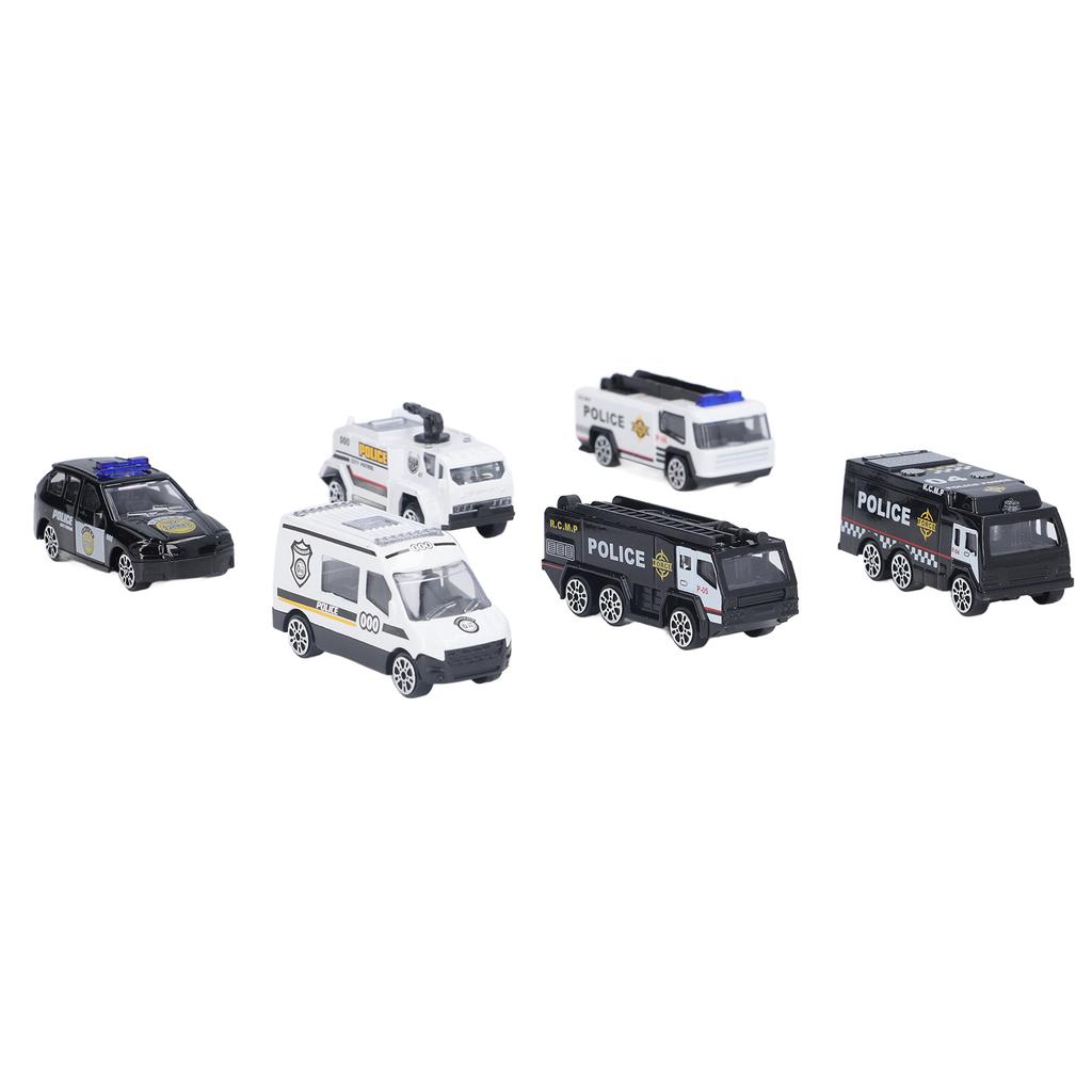 SWAT Car Set 1:64 Alloy Metal Portable Children"s Educational Toys Die Casting SWAT Car Police