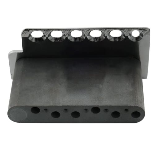 Wilkinson WV6-SB 10.8mm String Pitch 5+1 Hole Tremolo Bridge with Steel Vintage Saddles for Fender USA and Japan Struts, Assembly with Full Steel Bloc