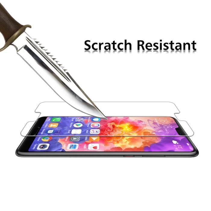 Film de protection - Phonillico® - HUAWEI P20 PRO - Verre trempé - Résistant aux rayures - Installation facile