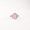 Rose Chalcedony Gemstone 925 Sterling Silver Jewelry Handcrafted Beautiful Ring RR-8-16
