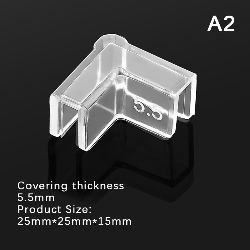 4 шт./компл. силиконовый прозрачный клей для защиты углов аквариума от столкновений