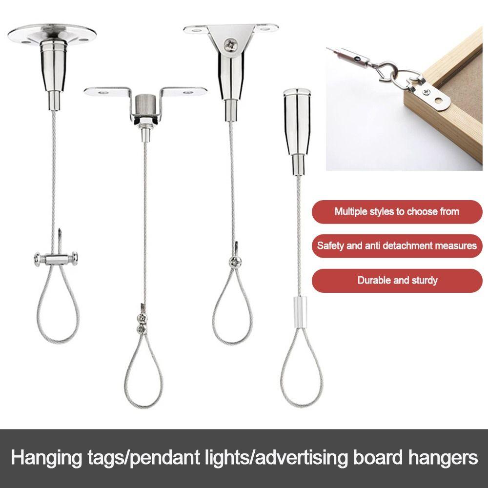 Высококачественный трос из нержавеющей стали, регулируемый с блокирующим страховочным шнуром для подвешивания