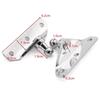 2PCS 10MM Silver Ball Stud Shock Struts Gas Prop Strut Spring Mounting Brackets Connector Zinc Plated Steel For RVs Campers Home