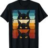 Любитель кошек, Ворчливый черный котенок, Кошачья мама, Кошачий папа Футболка(6)