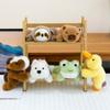 Cute Jingle Capybara Refrigerator Sticker Plush Toy Frog West Highland Car Pendant Sloth Magnetic Jewelry