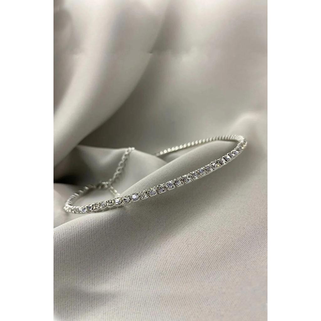 Women's Rhinestone Choker Necklace Kly0007