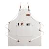 1 шт. Мужской фартук Водоотталкивающая ткань Холщовый фартук Поварской рабочий фартук Подходит для барбекю Ресторан Бар Магазин Кафе Студия Униформа